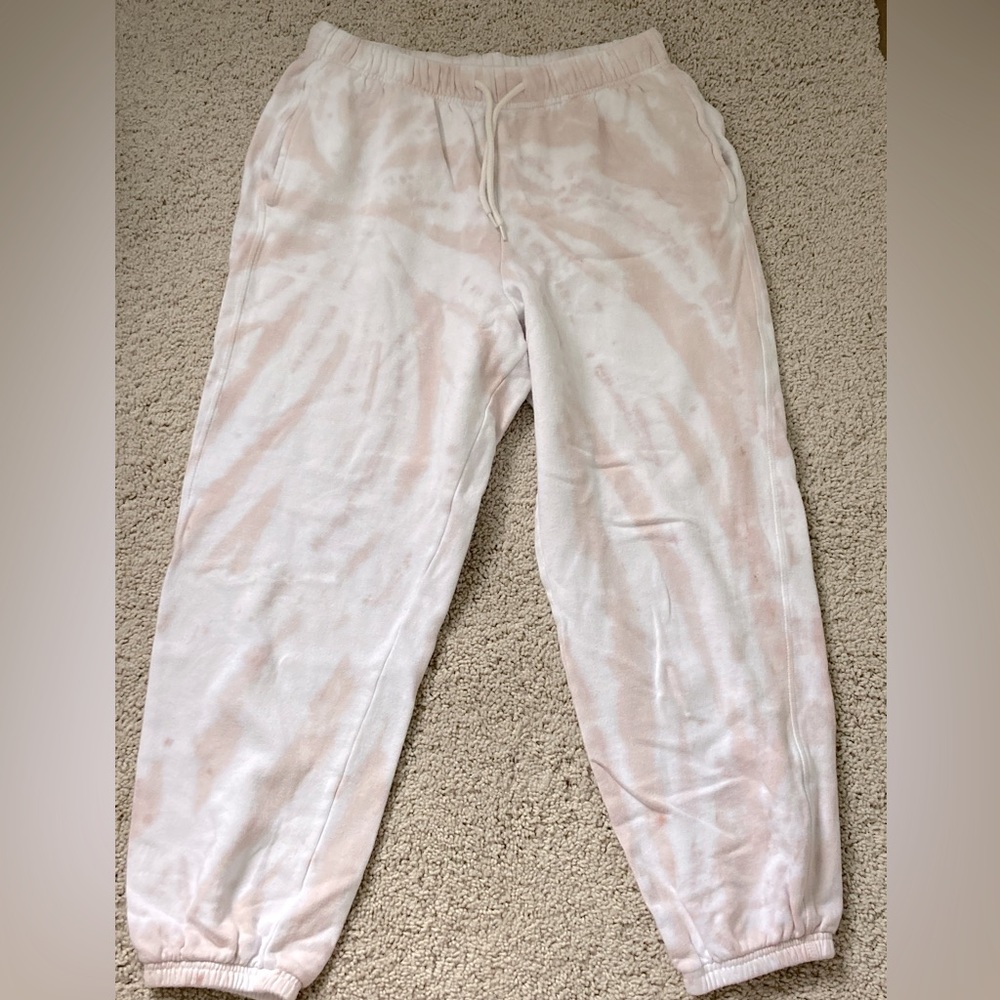 Pink tie dye Old Navy sweatpants